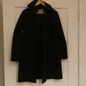 Everlane Mac Coat Black
